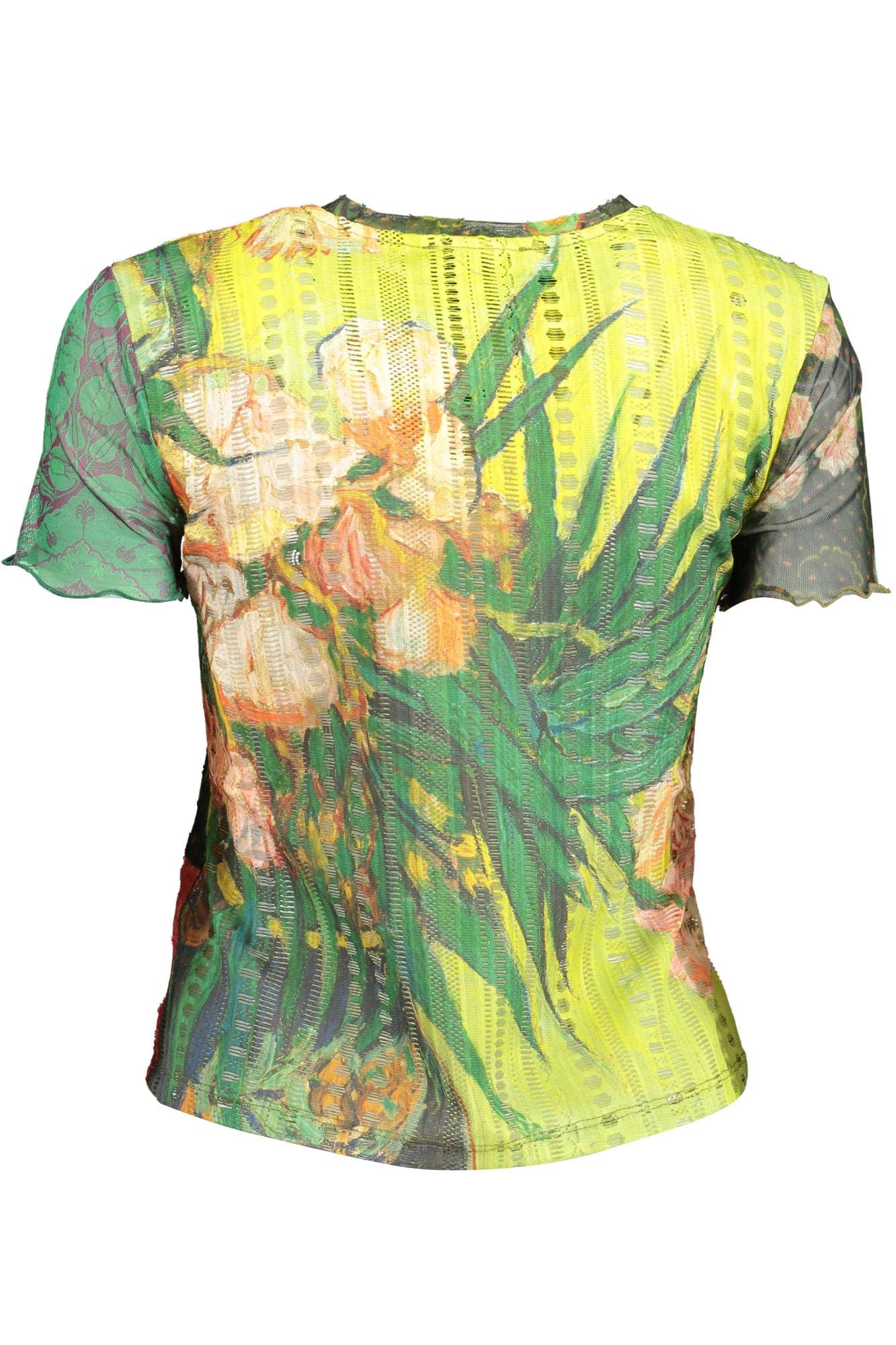 Desigual Green Polyester Women T-Shirt