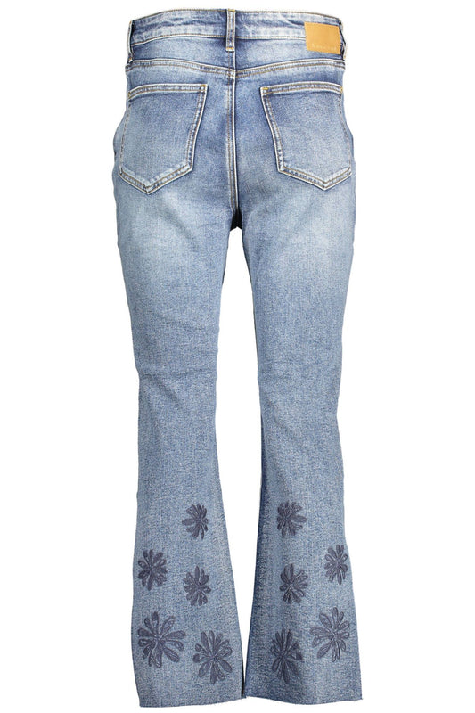 Desigual Blue Cotton Women Jeans