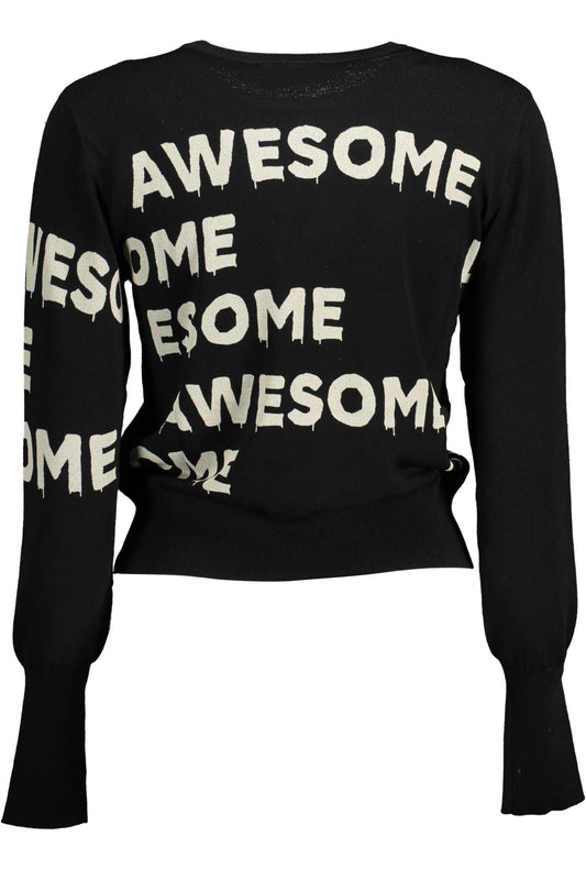 Desigual Black Viscose Women Sweater