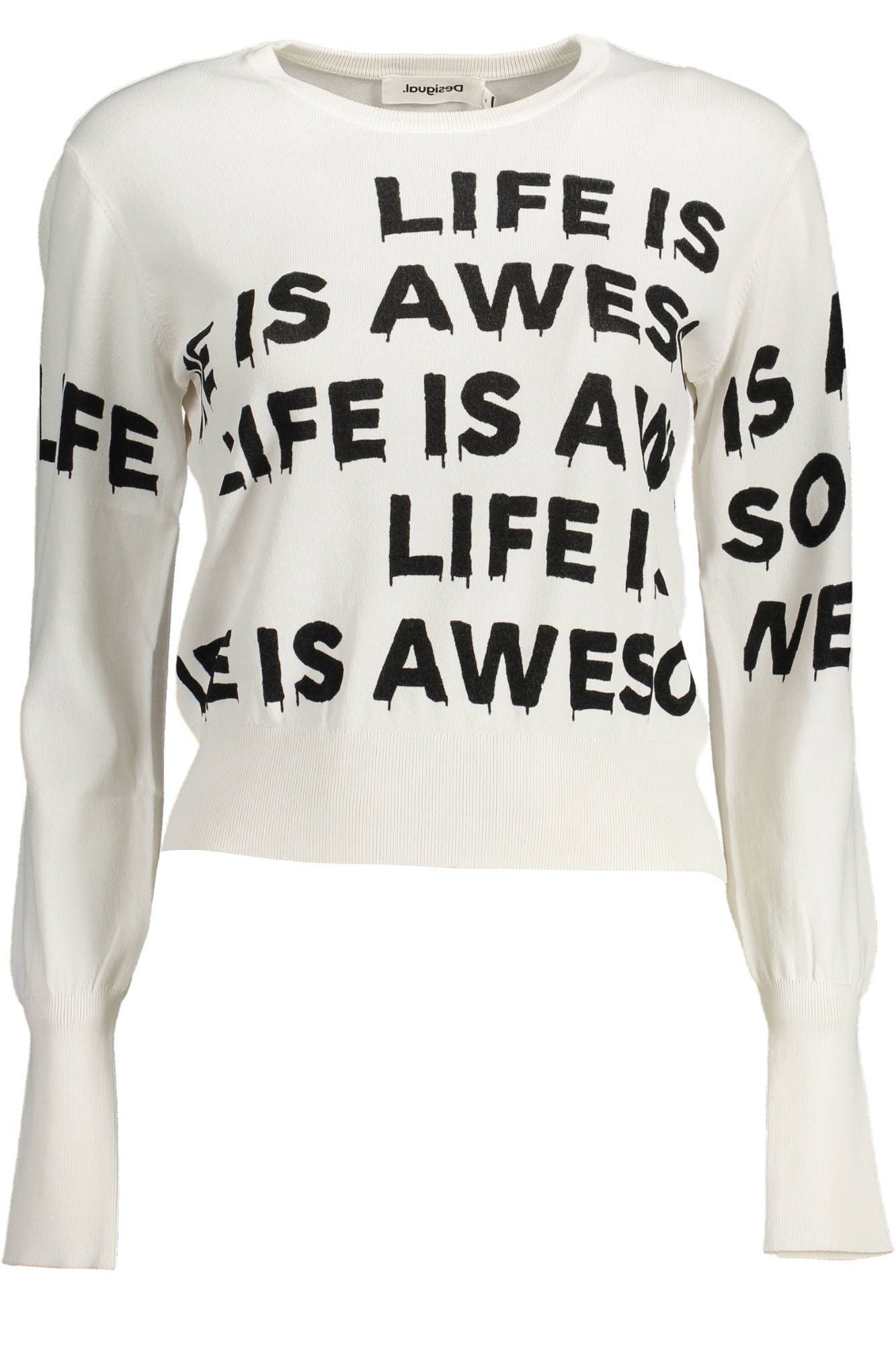 Desigual White Viscose Women Sweater