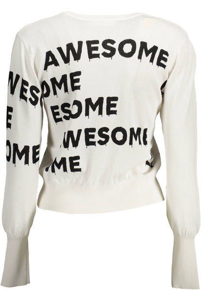 Desigual White Viscose Women Sweater