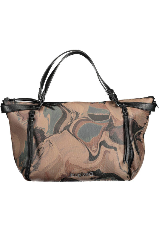 Desigual Brown Polyurethane Women Handbag