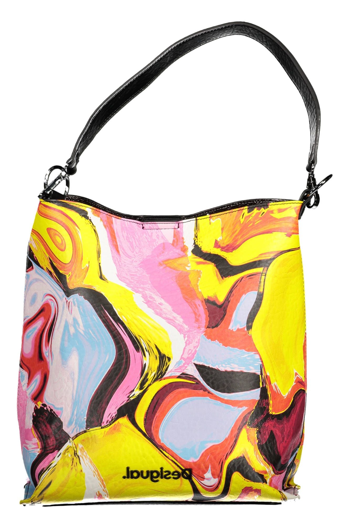 Desigual Yellow Polyurethane Women Handbag