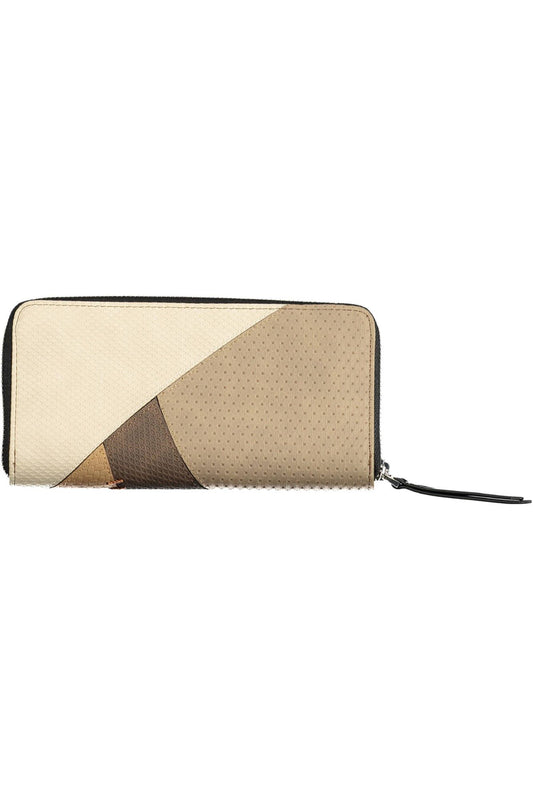 Desigual Beige Polyurethane Women Wallet