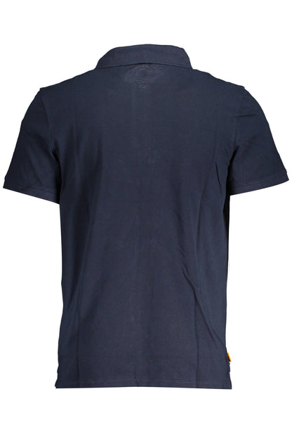 Timberland Blue Cotton Men Polo Shirt