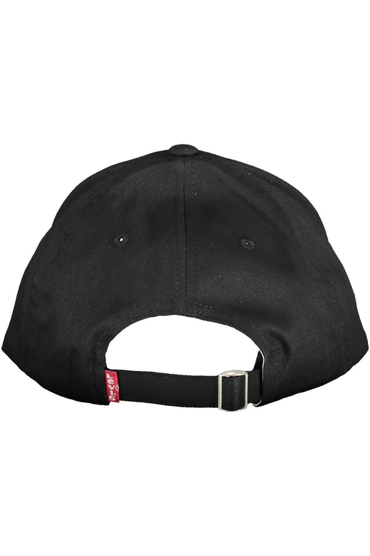 Levi's Black Cotton Men Hat