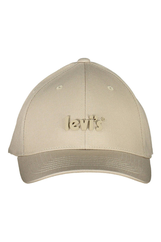 Levi's Beige Cotton Men Cap