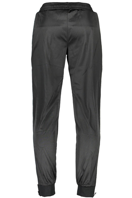 Kappa Black Polyester Men Sports Trouser