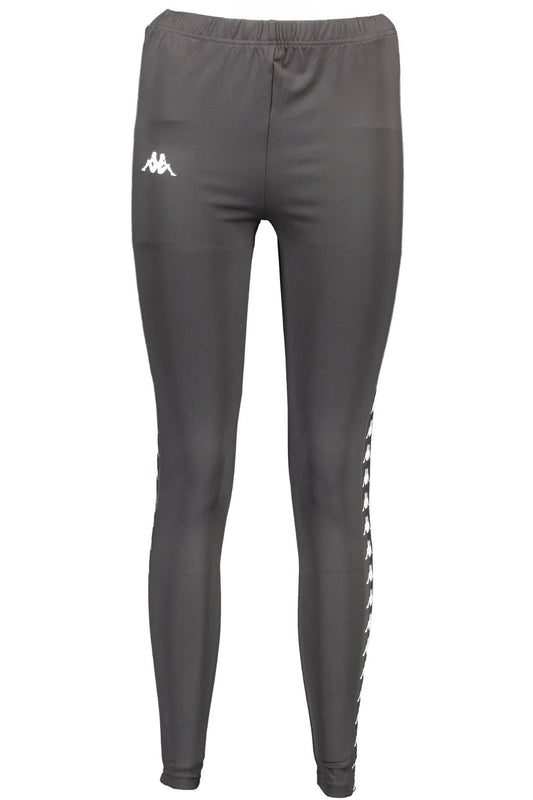 Kappa Black Polyester Women Legging