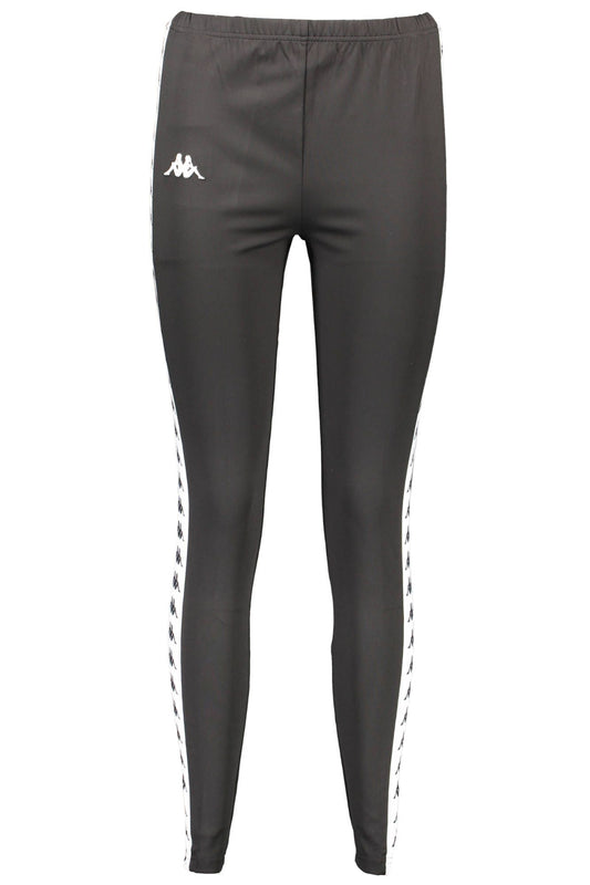 Kappa Black Polyester Women Legging