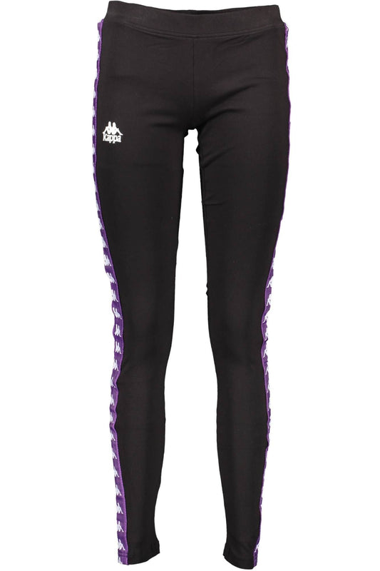 Kappa Black Cotton Women Legging