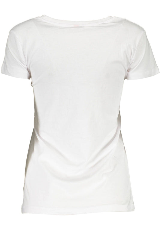 Kappa White Cotton Women T-Shirt