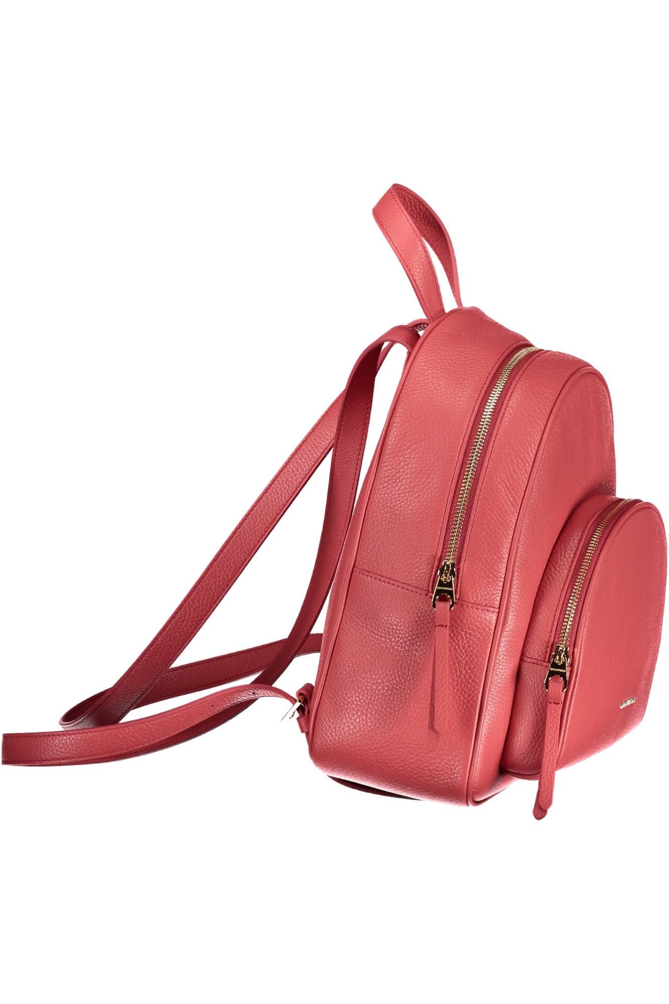 Coccinelle Pink Leather Women Backpack