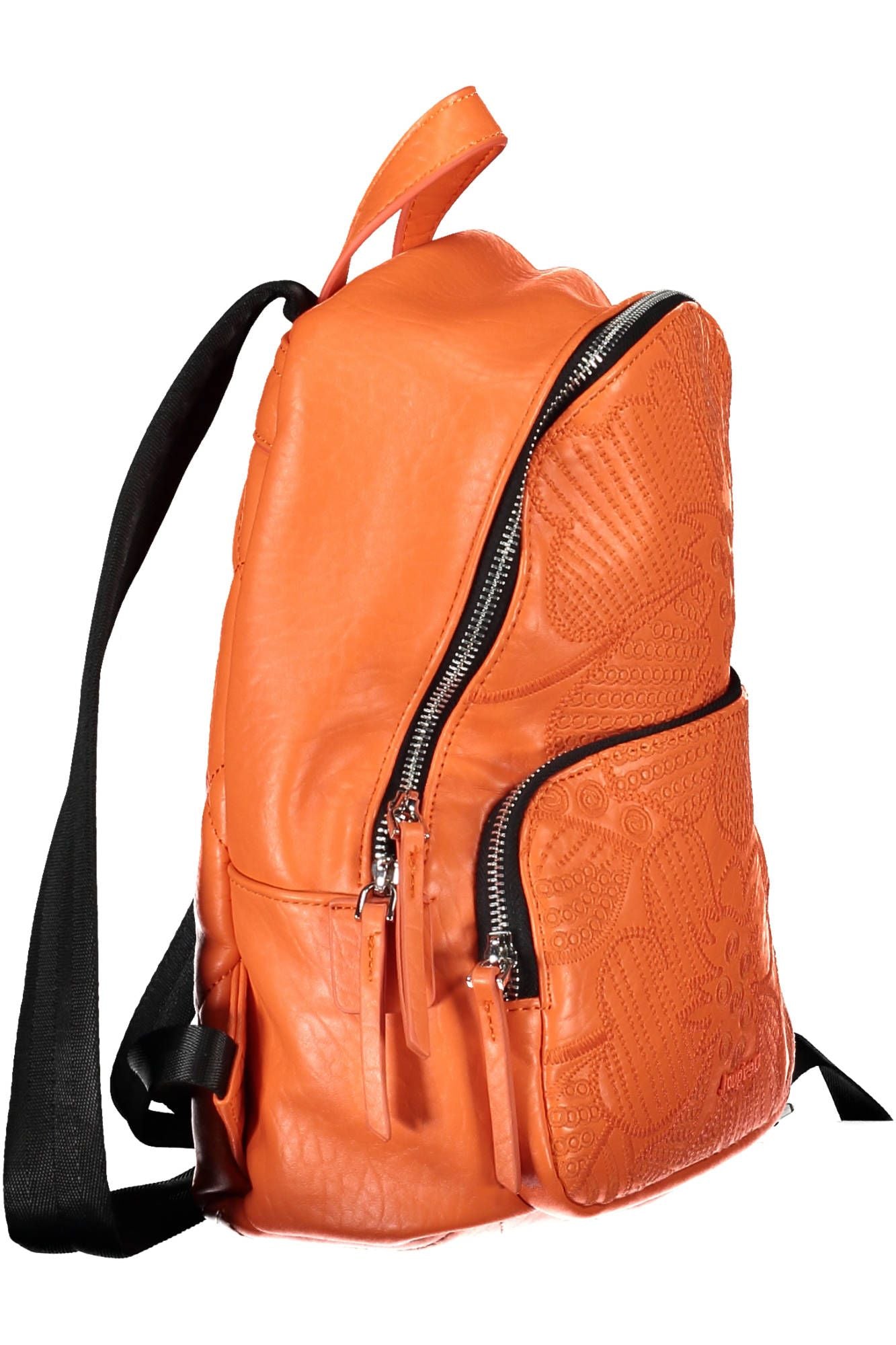 Desigual Orange Polyurethane Women Backpack