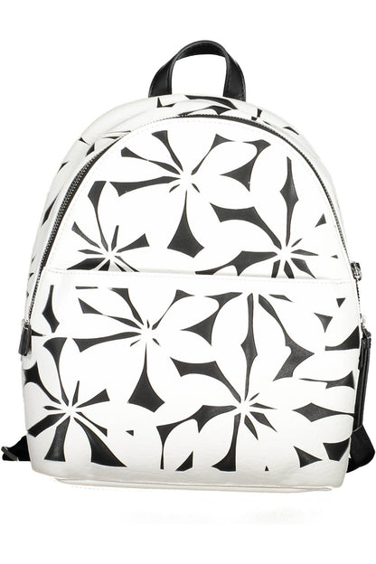 Desigual White Polyurethane Women Backpack