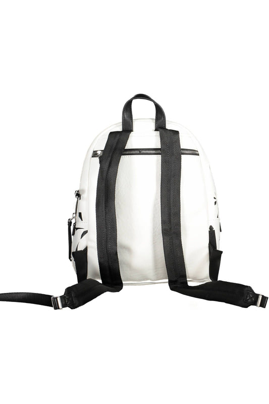 Desigual White Polyurethane Women Backpack