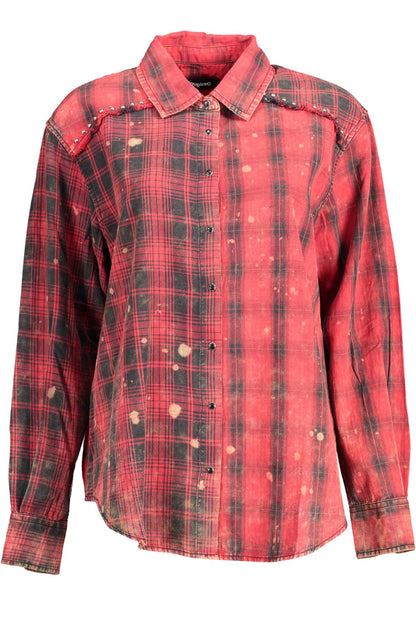 Desigual Red Cotton Women Shirt