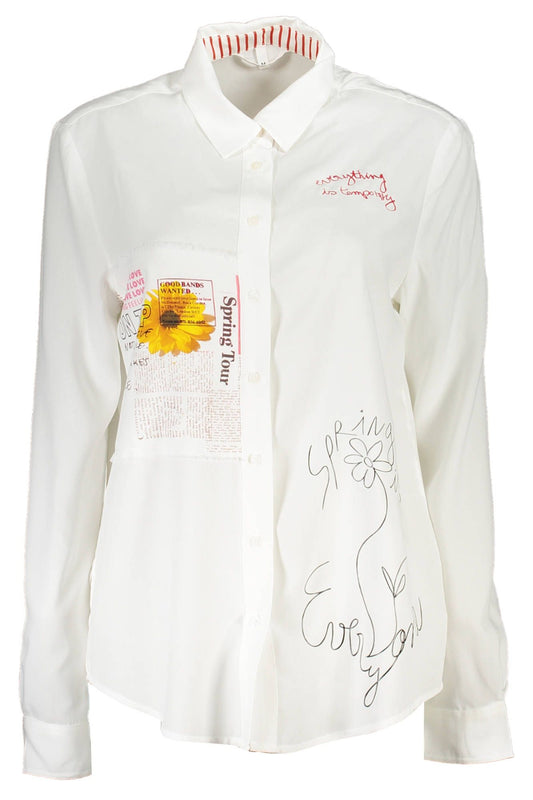 Desigual White Viscose Women Shirt