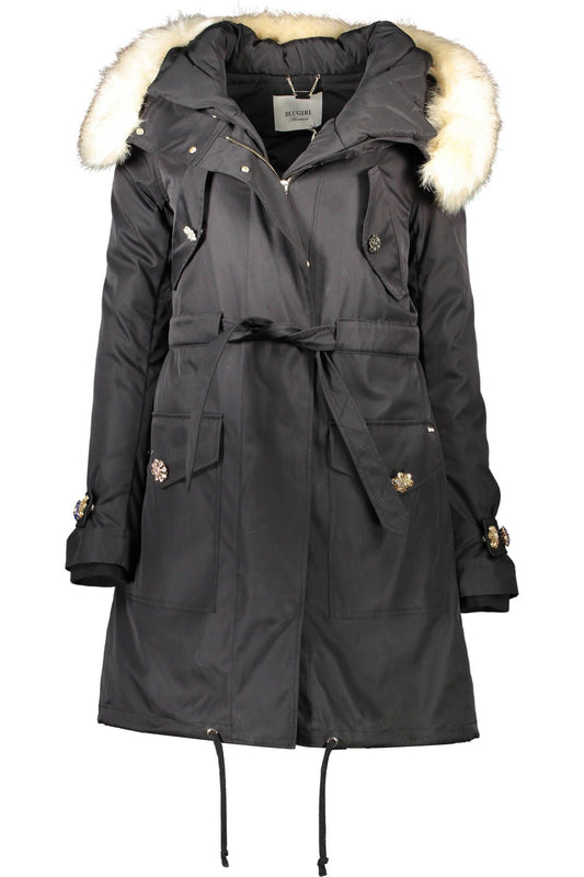 Blugirl Black Polyester Women Parka