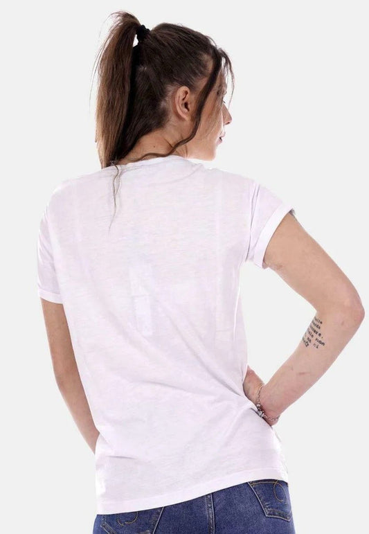 Yes Zee White Cotton Women Top