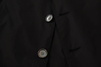 Dolce & Gabbana Black Single Breasted TAORMINA Breasted Blazer