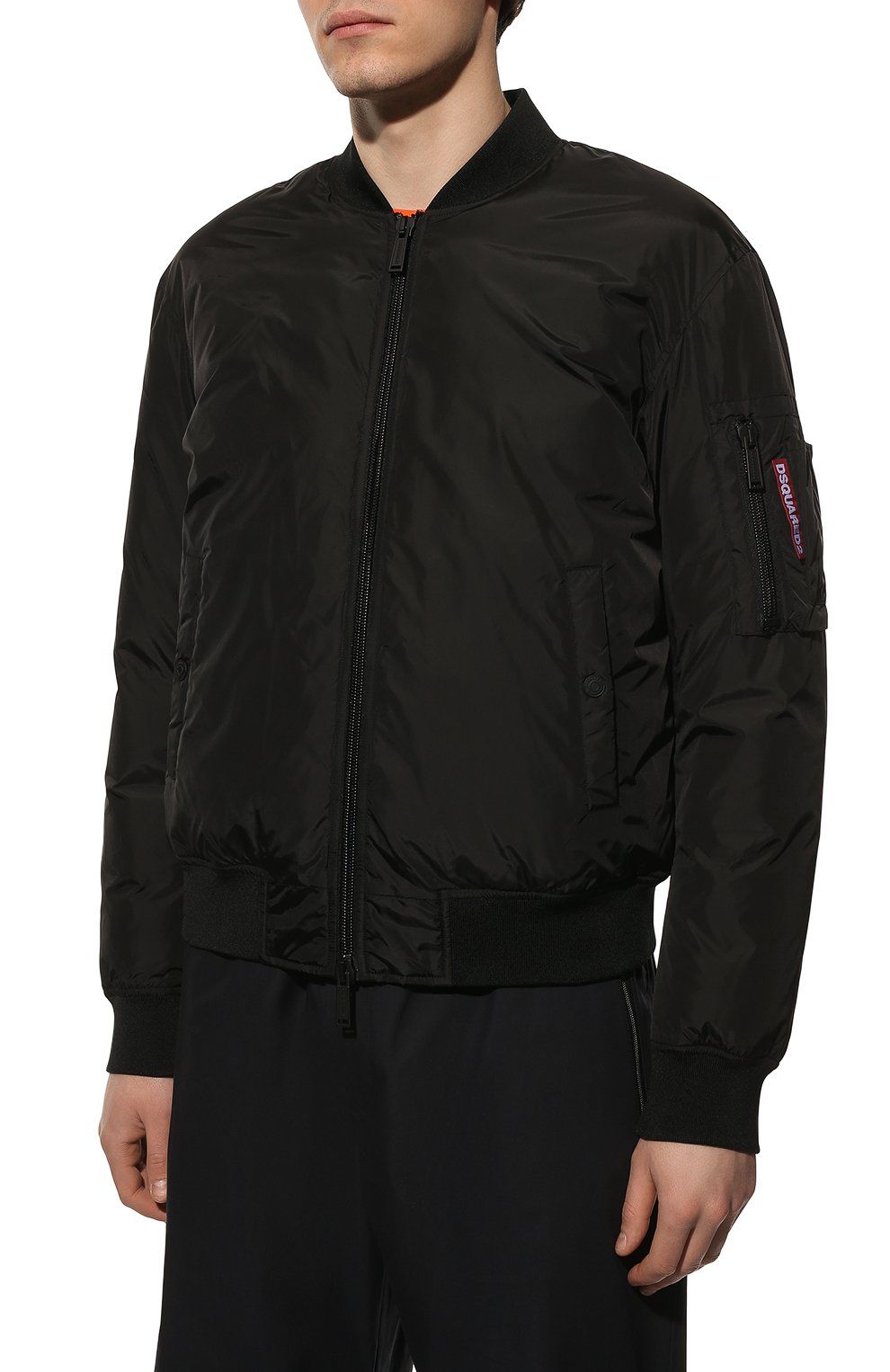 Dsquared² Sleek Nylon Feather-Padded Jacket