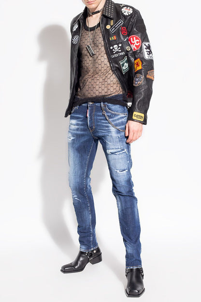 Dsquared² Cool Guy Distressed Tapered Jeans