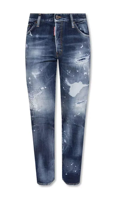 Dsquared² Chic Cool Guy Paint-Splattered Jeans