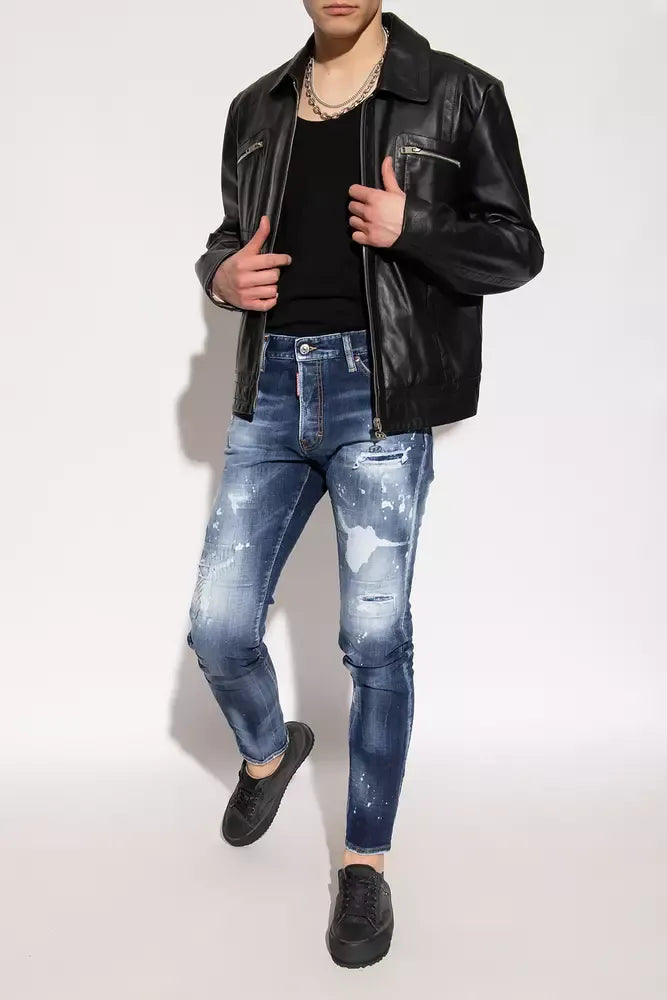 Dsquared² Chic Cool Guy Paint-Splattered Jeans