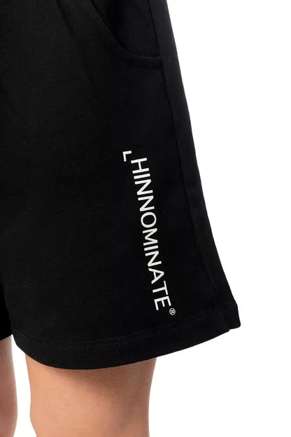 Hinnominate Chic Fleece Bermuda Shorts with Logo Detail