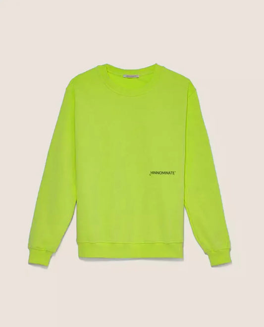 Hinnominate Apple Green Long Sleeve Cotton Sweatshirt