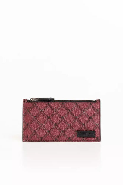 Trussardi Red Crespo Leather Men Wallet