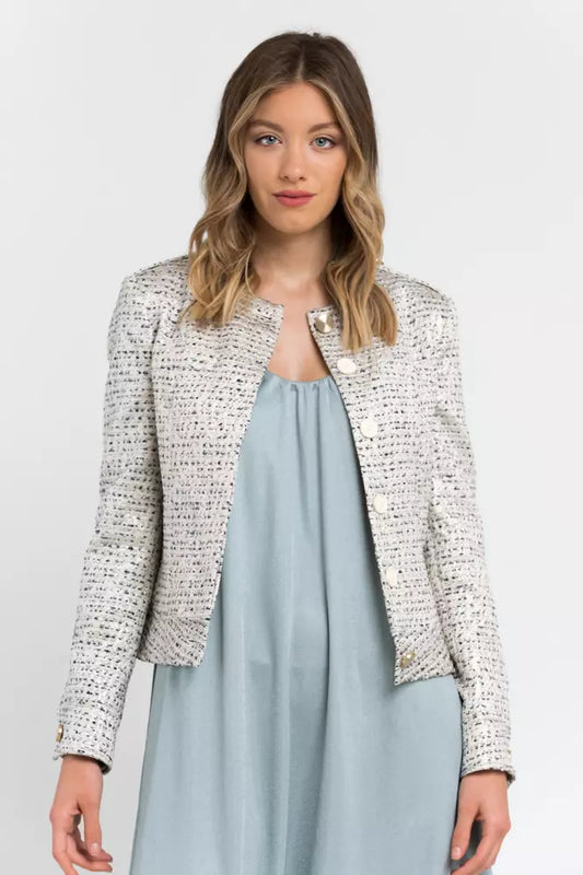 Trussardi Beige Cotton Women Blazer