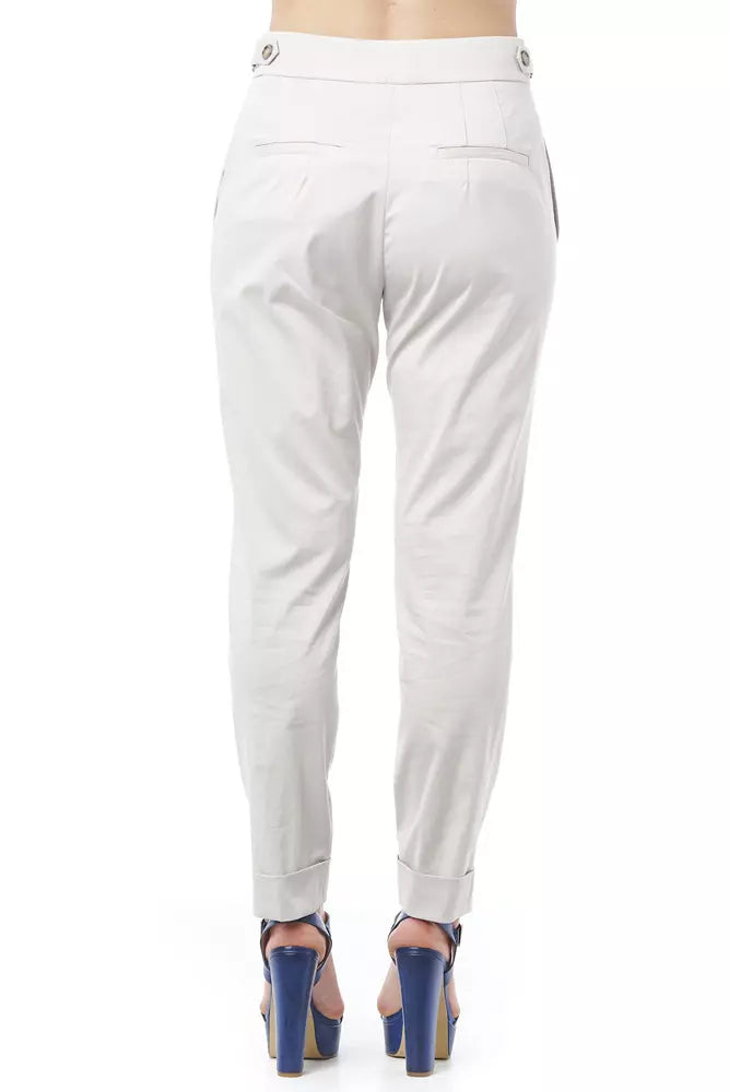 Peserico Beige Cotton Women Pant