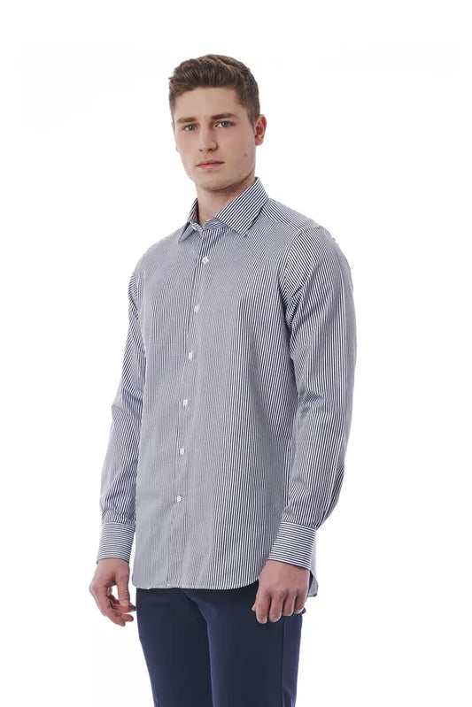 Bagutta White Cotton Men Shirt