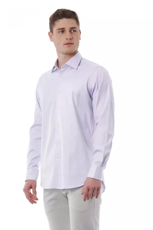 Bagutta Pink Cotton Men Shirt