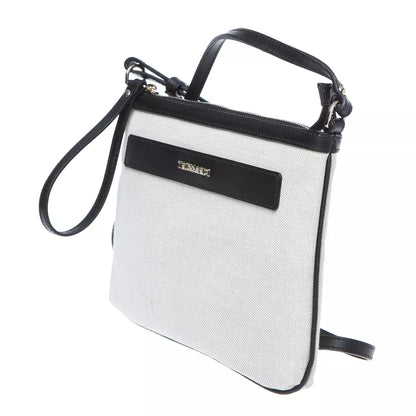 Trussardi White Leather Women Crossbody Bag