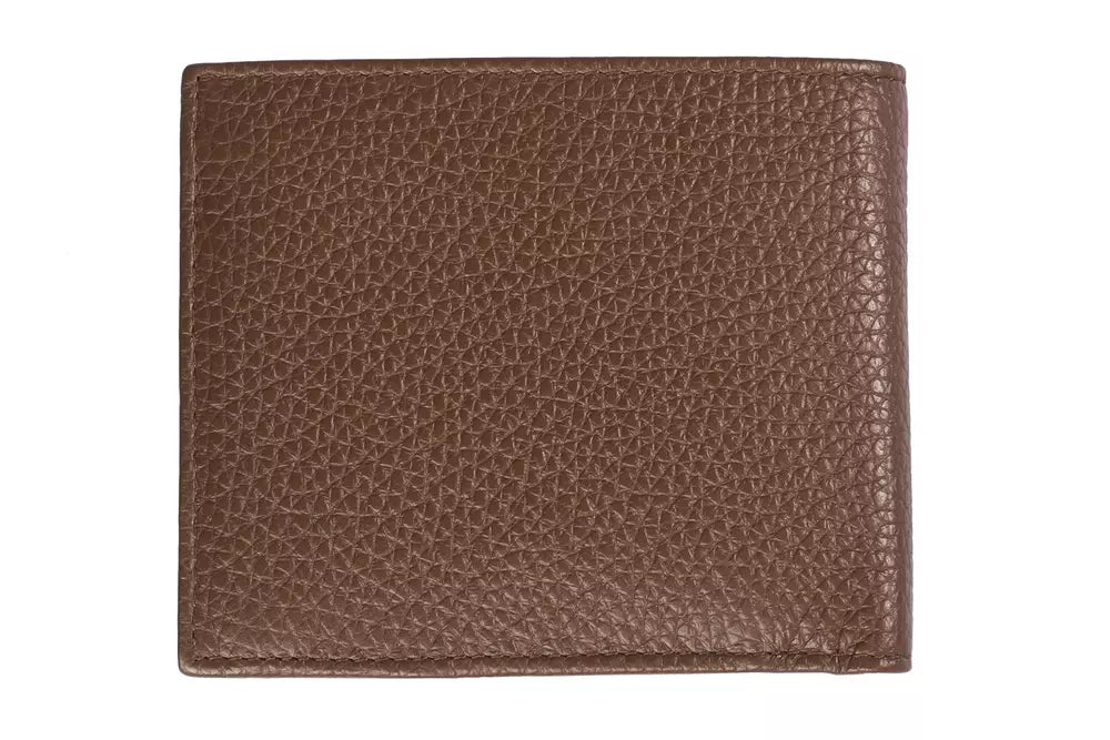 Trussardi Brown Leather Men Wallet