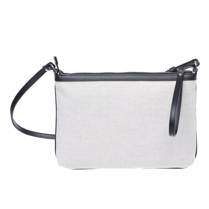 Trussardi White Leather Women Crossbody Bag