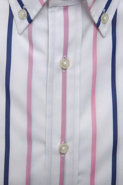 Robert Friedman White Cotton Men's Shirt