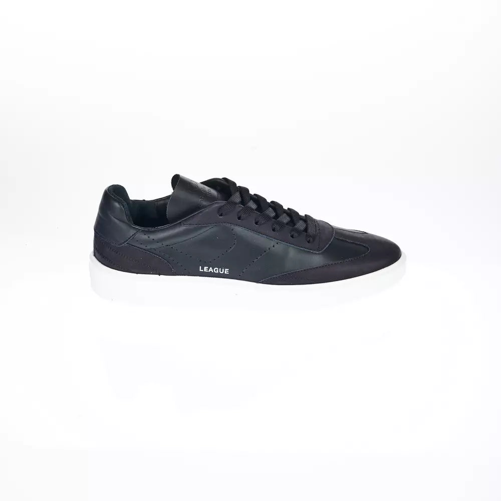 Pantofola D'Oro Black Leather Men Sneaker