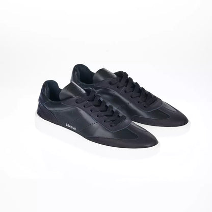 Pantofola D'Oro Black Leather Men Sneaker