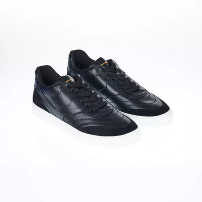 Pantofola D'Oro Black Leather Men Sneaker