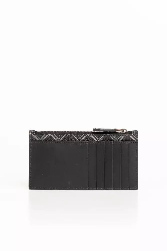 Trussardi Black PVC Men Wallet