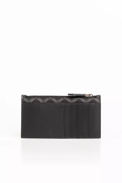 Trussardi Black PVC Men Wallet