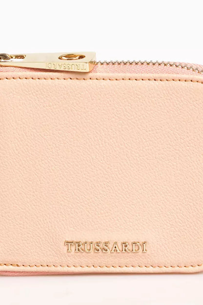 Trussardi Pink Leather Women Wallet