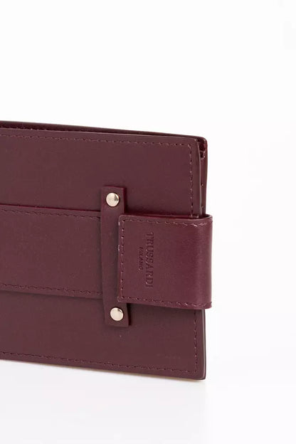 Trussardi Brown Leather Men Wallet