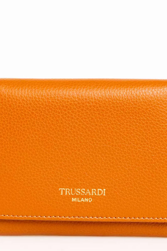 Trussardi Beige Leather Women Wallet