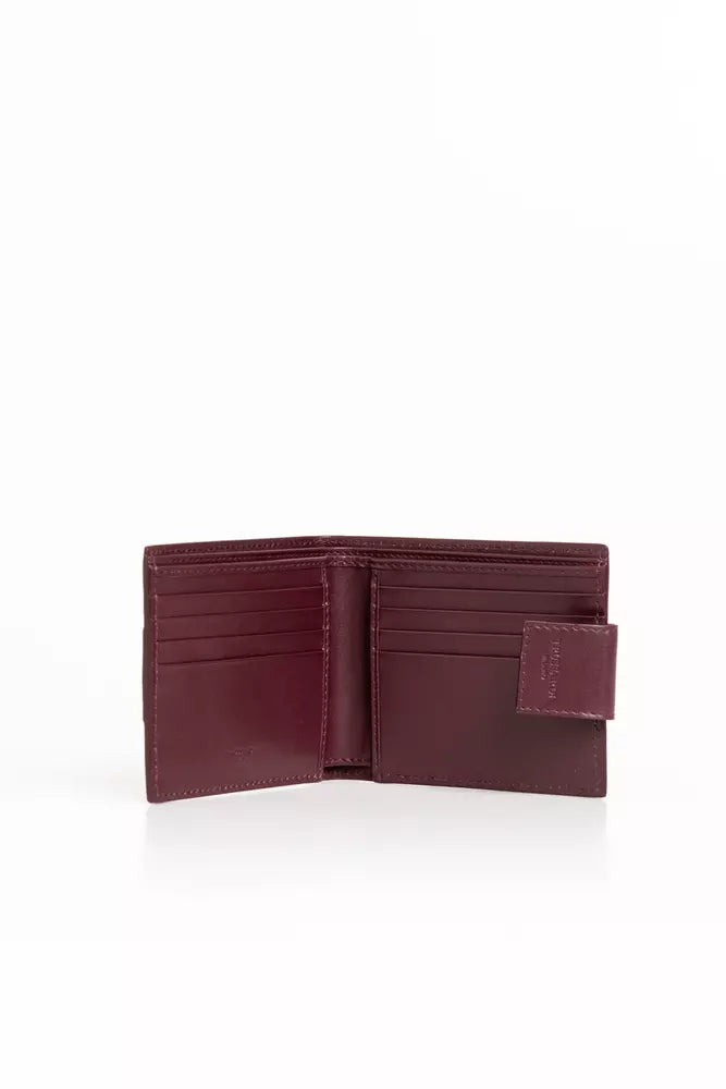 Trussardi Brown Leather Men Wallet