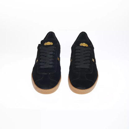 Pantofola D'Oro Black Leather Men Sneaker